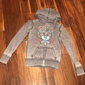 Affliction full zip up